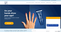 Desktop Screenshot of glovesinabottle.com